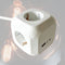 BRASQ Stekkerdoos met USB Wit - 4-voudig incl. 1 USB en 1 USB-C - Powercube - Stekkerblok - Verdeelstekker - Reisstekker - 1,4 meter