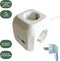 BRASQ Stekkerdoos met USB Wit - 4-voudig incl. 1 USB en 1 USB-C - Powercube - Stekkerblok - Verdeelstekker - Reisstekker - 1,4 meter