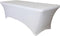 BRASQ Tafelrok Wit - 183x76x74cm - Tafelhoes extra Stretch voor Vouwtafel, Campingtafel, Inklapbare tafel - Voor binnen en buiten