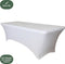 BRASQ Tafelrok Wit - 183x76x74cm - Tafelhoes extra Stretch voor Vouwtafel, Campingtafel, Inklapbare tafel - Voor binnen en buiten