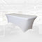 BRASQ Tafelrok Wit - 183x76x74cm - Tafelhoes extra Stretch voor Vouwtafel, Campingtafel, Inklapbare tafel - Voor binnen en buiten