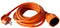 BRASQ Verlengsnoer 5 meter Oranje - Verlengkabel met randaarde - Verlengkabel voor binnen