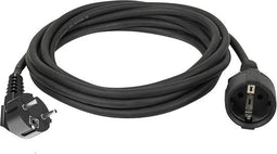 BRASQ Verlengsnoer - Verlengkabel met randaarde - Verlengsnoeren - Zwart - 5 meter