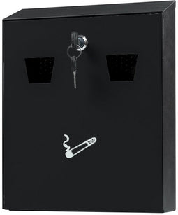 BRASQ Wandasbak Zwart - Asbak - Asbak voor Buiten - Muurasbak afsluitbaar