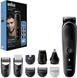 Braun All-In-One Style Kit Series 5 MGK5411, 9-in-1 Set Voor Baard, Hoofdhaar en Meer