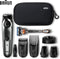 BRAUN baardtrimmer BT 7940 - Zwart/Metaalgrijs + Gillette ProGlide scheermes incl. Toilettas