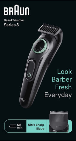 Braun Baardtrimmer BT3411 - Zwart