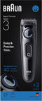 Braun Baardtrimmer Series 3 BT3520 + 3 Tools - Scherp Scheerblad - 40 Lengtes - Zwart