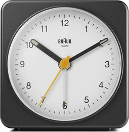 Braun BC03BW - Wekker - Analoog - Zwart - Wit