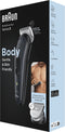 Braun Bodygroomer Series 3 3340 - Lichaamsverzorger Voor Heren - Borst, Oksels, Schaamstreek, Manscaping en Meer - Incl. Kammen, SkinShield Technologie Voor Zorgvuldig Gebruik, Afspoelbaar