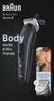 Braun Bodygroomer Series 3 3340 - Lichaamsverzorger Voor Heren - Borst, Oksels, Schaamstreek, Manscaping en Meer - Incl. Kammen, SkinShield Technologie Voor Zorgvuldig Gebruik, Afspoelbaar
