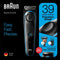 Braun BT3940 - Baardtrimmer - Elektrisch Trimmer voor Mannen - Complete Trim Set