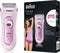 Braun Elektrisch Scheerapparaat en Trimmersysteem Silk-épil Draadloos met Batterijen 5-100 Roze