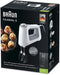 Braun HM 5000 WH Handmixer 700W Grijs, Wit