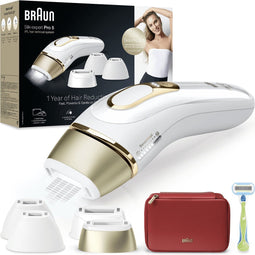 Braun IPL Ontharingsapparaat Silk-expert Pro 5 - ontharing voor thuis - Etui - Venus-scheersysteem - 4 koppen - PL5382