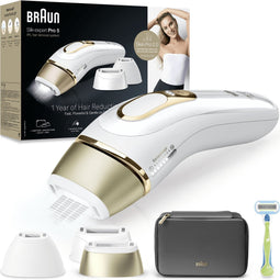 Braun IPL Ontharingsapparaat Silk-expert Pro 5 - ontharing voor thuis - Etui - Venus-scheersysteem - 3 koppen - PL5242