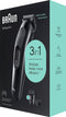Braun Multigroomer 3 SK2300, 3-in-1 Baardtrimmer Voor Mannen, Haartrimmer, Voor Gezicht, Haar