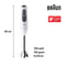 Braun MultiQuick 3 Vario MQ3105BWH - Staafmixer - Wit
