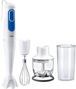 BRAUN Omeletmixer met vleesmolen - MQ3025WH - Wit en blauw