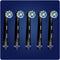 Braun Oral-B opzetborstels Cross Action 5-pak zwart