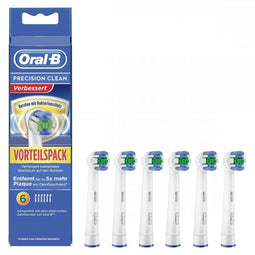 Braun Oral-B Precision Clean - Opzetborstels - 6 stuks - bacteriële bescherming
