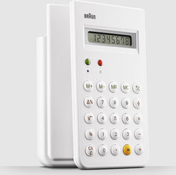 Braun rekenmachine wit