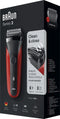 Braun Series 3 300s - Elektrisch Scheerapparaat Mannen - Rood