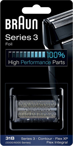 Braun Series 3 31B Foil Zwart - Vervangend Scheerblad