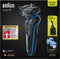 Braun Series 5 50-B7200cc Scheerapparaat met scheerblad Trimmer Zwart, Blauw