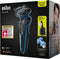 Braun Series 5 50-B7200cc Scheerapparaat met scheerblad Trimmer Zwart, Blauw