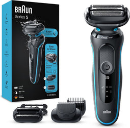 Braun Series 5 51-M1850s - Elektrisch Scheerapparaat Mannen - Met 2 EasyClick-opzetstukken - Munt