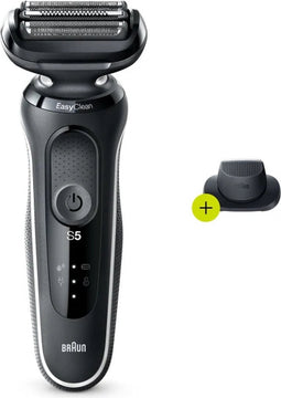 Braun Series 5 51-W1200s Scheerapparaat met scheerblad Trimmer Zwart, Wit