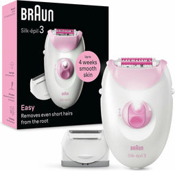 Braun Silk-épil 3 3-031 20 pincetten Roze, Wit