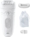 Braun Silk·épil 5 - Epilator Voor Eenvoudige Ontharing - Langdurig Gladde Huid - 5-011 - Wit/grijs