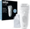 Braun Silk·épil 5 - Epilator Voor Eenvoudige Ontharing - Langdurig Gladde Huid - 5-011 - Wit/grijs