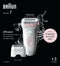 Braun Silk·épil 7 - Epilator voor Eenvoudige Ontharing - Langdurig Gladde Huid - 7-030 - Wit/Flamingo
