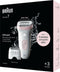 Braun Silk·épil 7 - Epilator voor Eenvoudige Ontharing - Langdurig Gladde Huid - 7-030 - Wit/Flamingo