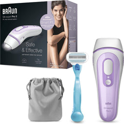 Braun Silk-expert Pro Silk·expert Pro 3 PL3111 Nieuwste Generatie IPL Ontharing, Zichtbare Ontharing, Wit En Lila