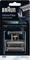 Braun WaterFlex 51B Foil & Cutter Zwart - Vervangende Scheerkop - Scheerblad