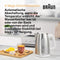 Braun WK 1500 waterkoker 1,7 l 2200 W Roestvrijstaal, Wit