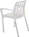 Bravo stapelstoel plastic wit