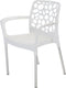 Bravo stapelstoel plastic wit