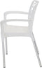 Bravo stapelstoel plastic wit