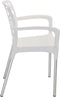 Bravo stapelstoel plastic wit