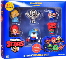 Brawl Stars - Verzamelfiguren 8-pack | Bevat 2 zeldzame verborgen karakters - willekeurige figuren