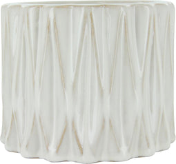 Braxton Home Collection - Bark Vaas Set van 2 - Wit