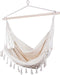 Braziliaanse hangmat hangende fauteuil - Schommelstoel - Bohemien - Beach vices - Binnen/Buiten - 130 x 100 x 90 cm - MAX 120kg