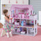 Coast Groot Poppenhuis - 3 Verdiepingen - 5 Kamers - Hout - Roze - 61 x 26,5 x 71 cm