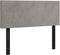 vidaXL - Hoofdbord - 100x5x78/88 - cm - fluweel - lichtgrijs
