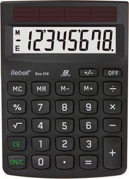 Rebell calculator - ECO 310 BX - Blauer Engel - zwart - RE-ECO310-BX